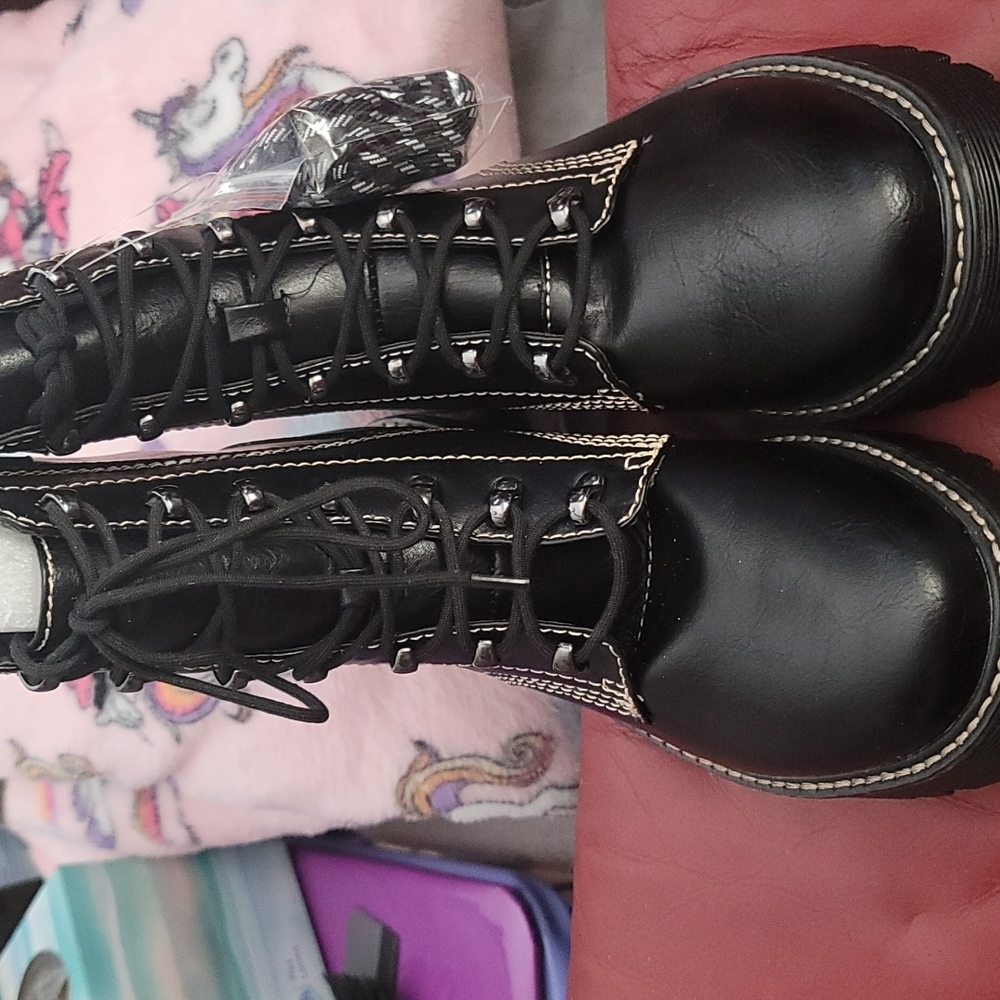 COPY - Madden Girl combat boots size 10